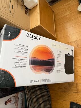 Delsey Raspail Black Carry-On Spinner Bag